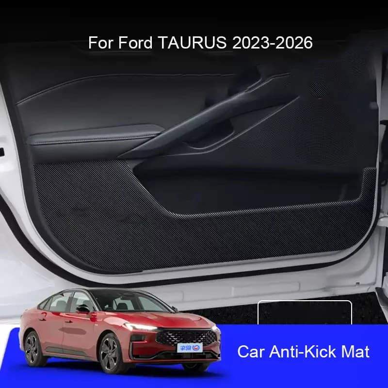 Car B-Pillar Anti-Calcio Protecting PU Leather Pad for Ford TAURUS 2023-2026 Anti-Spoo Anti-Spoo Rope Resistant Accessories
