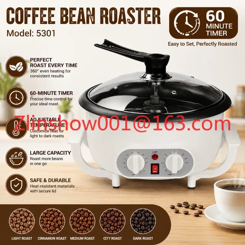 Roasters Home Use 750g 110V 220V Coffee Bean Roaster