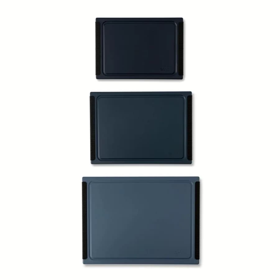 Thyme and Table 3-Piece Poly Cutting Boards Blue - SM 8.5x12" MD 10"x14" LG 12"x16"