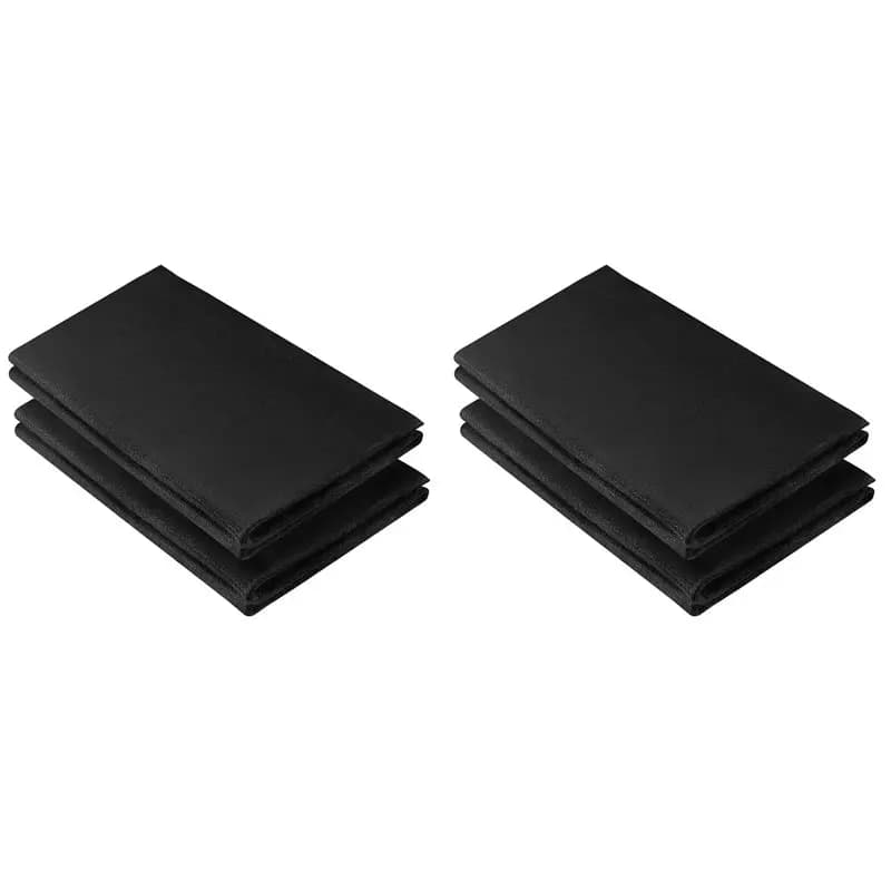 Coperta per Saldatura in Feltro di Carbonio T21C Ignifuga, Confezione da 4, 12 x 27 Pollici, 1800 ℉ Tappetino Isolante per Alte Temperature, Telo Protettivo per Saldatura a Caldo