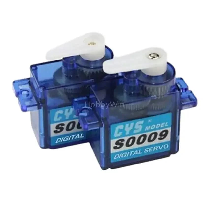 2PCS CYS S0009D Metal Gear 10g Servo digitale per modello di elicottero di classe 450 aereo 1/18 1/10 RC Truck