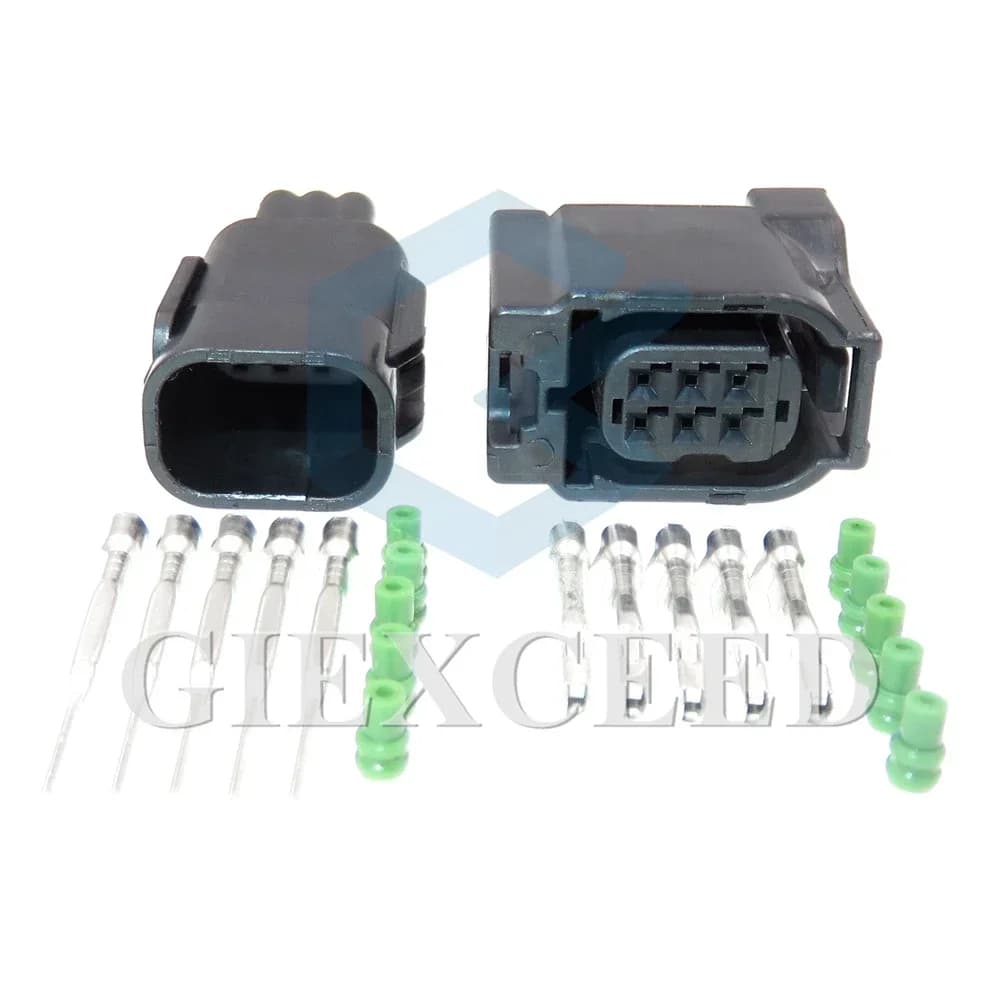 2 Set di Connettori per Cavi del Radar di Retromarcia Auto 6 Pin 12382 6189-1142 6188-0706 per Toyota RAV4 Corolla