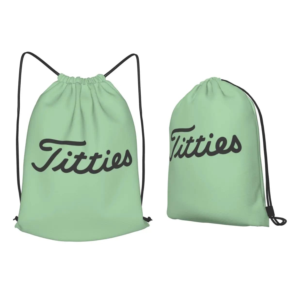 Zaini Titties Golf Ball, borse multifunzione con coulisse, borse sportive, borse per libri, per studenti e viaggi