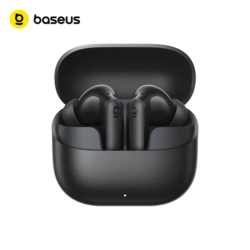 Baseus Bowie 30 Auricolari wireless Riduzione del rumore 50dB 65 ore di riproduzione lunga Auricolari Bluetooth 5.3 6 microfoni Chiamata AI Bassi grandi chiari