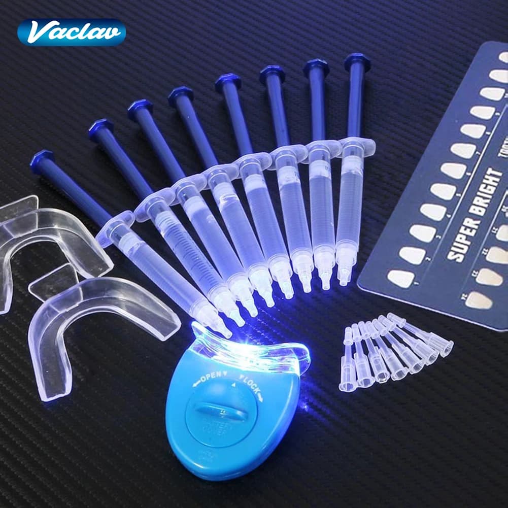 Vaclav Kit Tooth Whitening Gel Tooth Whitening Light Lamp Powder Tooth White Oral Kit Dental Whitening Dental Equipment