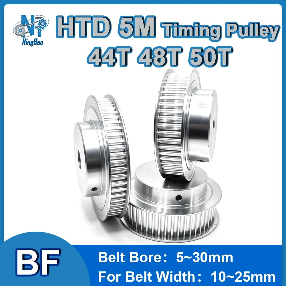 HTD 5M Pulley 60T 72T Timing Pulley Belt Width 10mm 15mm 20mm 25mm Bore 5~30mm 5M Pulley HTD5M Synchronous Wheel 3d printer