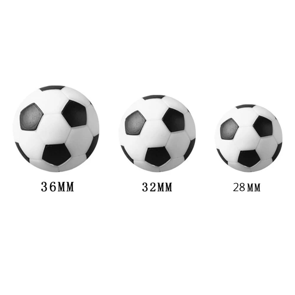 20 pz/lotto Tavolo Da Calcio di Plastica pallone da biliardino calcio mini palla da calcio Mach palloni da tavolo Per il piede del bambino fussball 28mm 32mm 36mm
