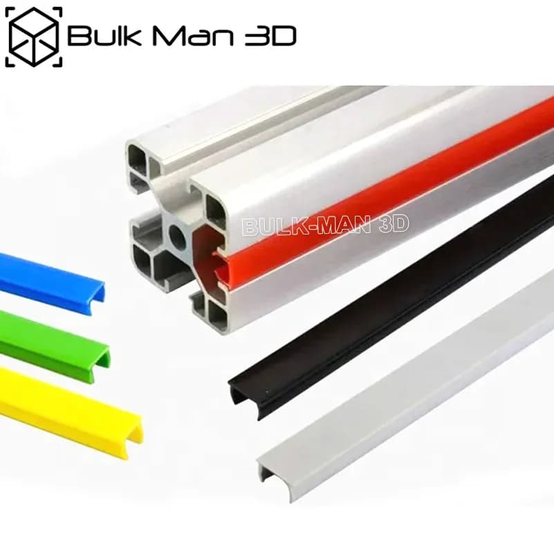 10 pz/lotto Copertura Duro Slot 1000mm Lunghezza 6mm/8mm/10mm di Larghezza Piatto Supporto del Pannello di Tenuta per 20/30/40/45 serie Slot Profilo In Alluminio