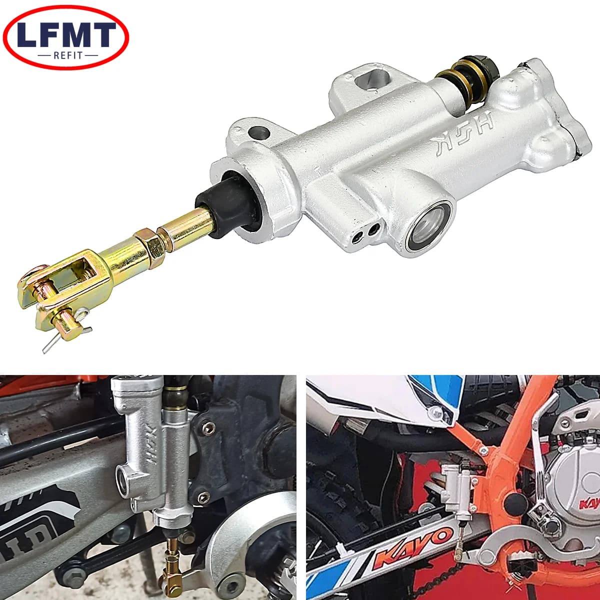 Per Kayo T2 T4 T6 K2 K6 Bosuer BSE M4 M2 K5 Nc250 250cc ATV Dirt Bike moto pompa pompa freno idraulico posteriore