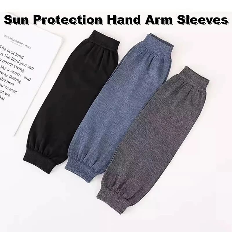 Summer Outdoor Sun Protection Hand Arm Sleeves UV Protection Hand Cover Sports Running Fishing Basketball Sunscreen Sleeve