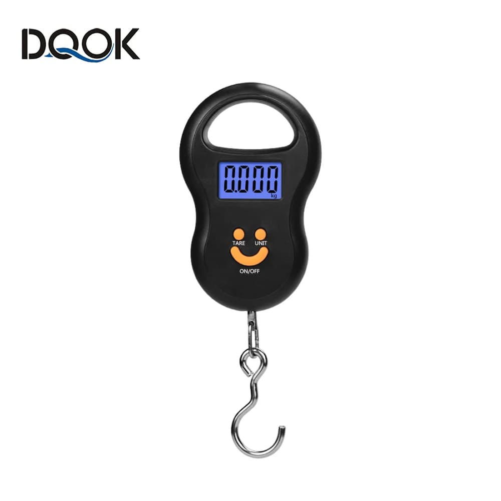 Bilancia elettronica da appendere da 50Kg 10g bilancia da cucina LCD bilancia digitale retroilluminazione pesi da pesca bilancia tascabile bilancia da viaggio