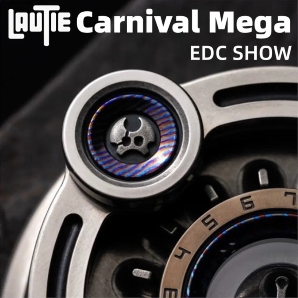 LAUTIE Carnival Mega Spinner 2099 Serie Zircuti Patch Fidget Spinner Accessori da scrivania portatili Limitati 100 pezzi EDC Show