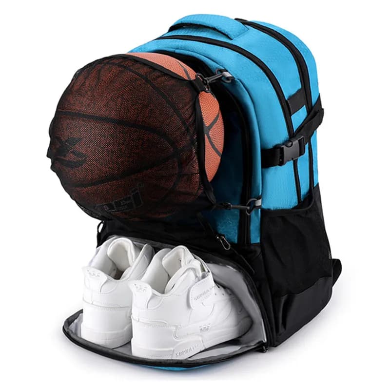 Basketball Backpack Football bag Large sports bag with separate ball holder and shoe compartment, ideal for basketball, football, gym