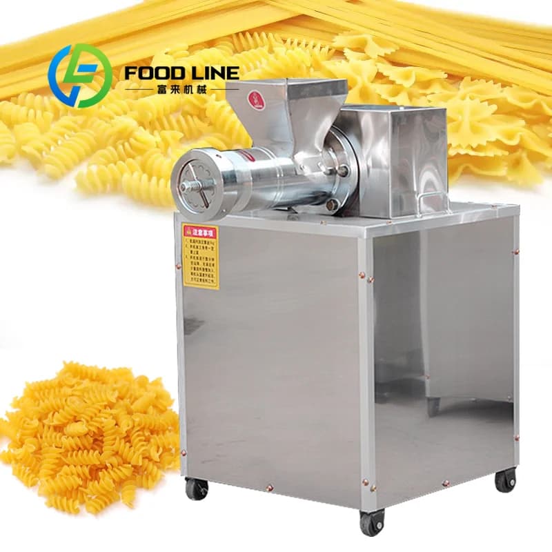 Automatic Pasta Macaroni Making Machine Hollow Tube Noodles Forming Machine Pasta Making Machine Farfalle Pasta Maker