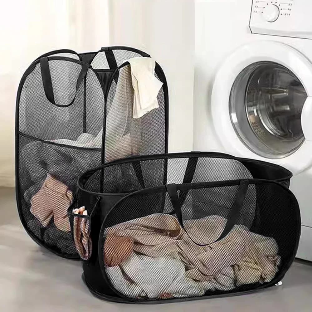 Hollow Basket Horizontal Mesh Fabric Breathable, House Accessories, Large Capacity Wallet Basket