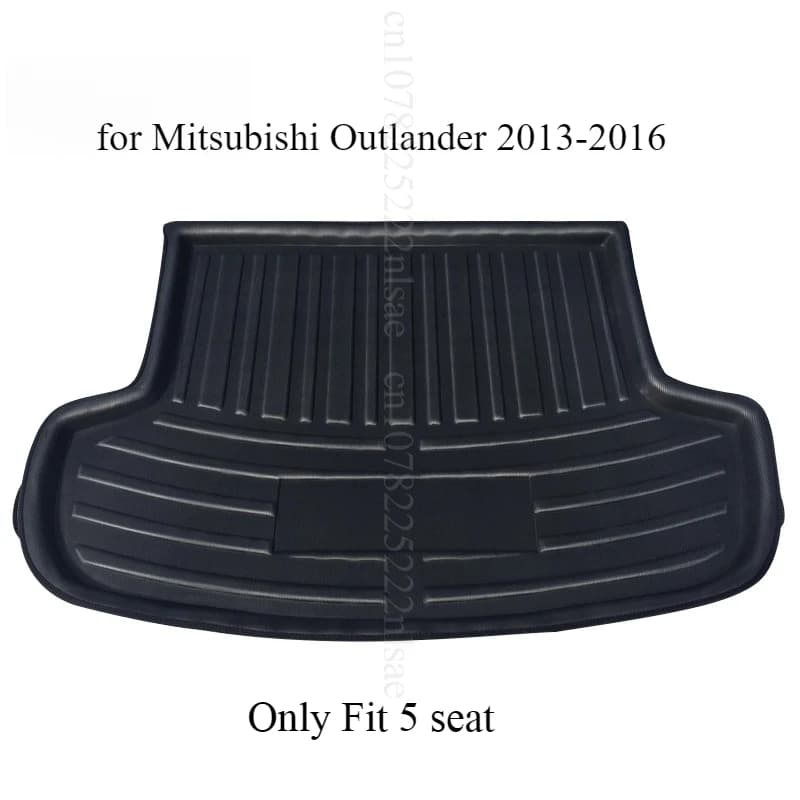 Tappetini per bagagliaio per Mitsubishi Outlander 2013-2016 Fodera antiscivolo impermeabile Tappetino personalizzato Tappetino per auto Accessori Cargo Liner