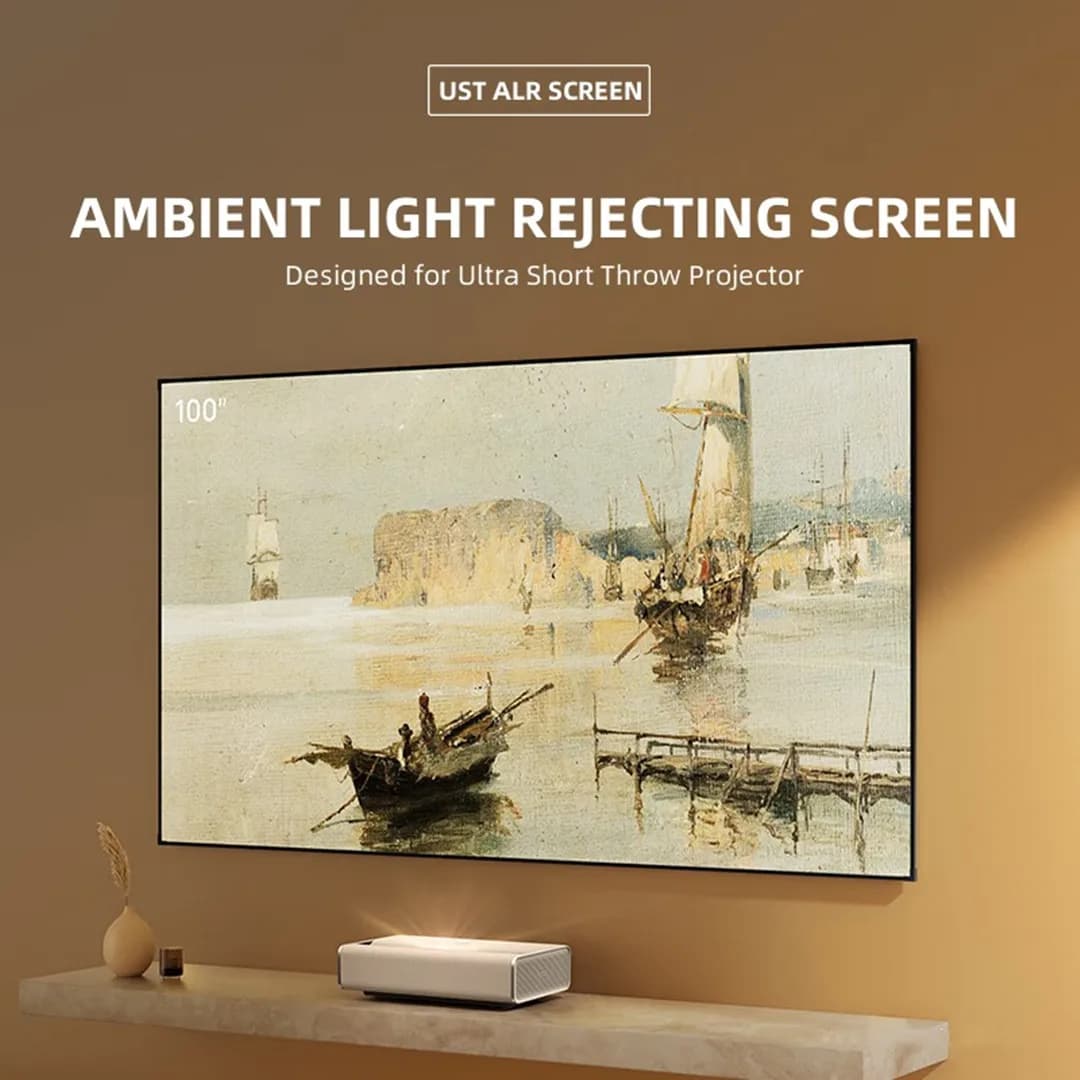 2027 Most recent MIVISION 100 ~ 120 inches 16:9 ALR UST Projector Screen Environmental Light refusing 3D/4K 8K supported projection curtain