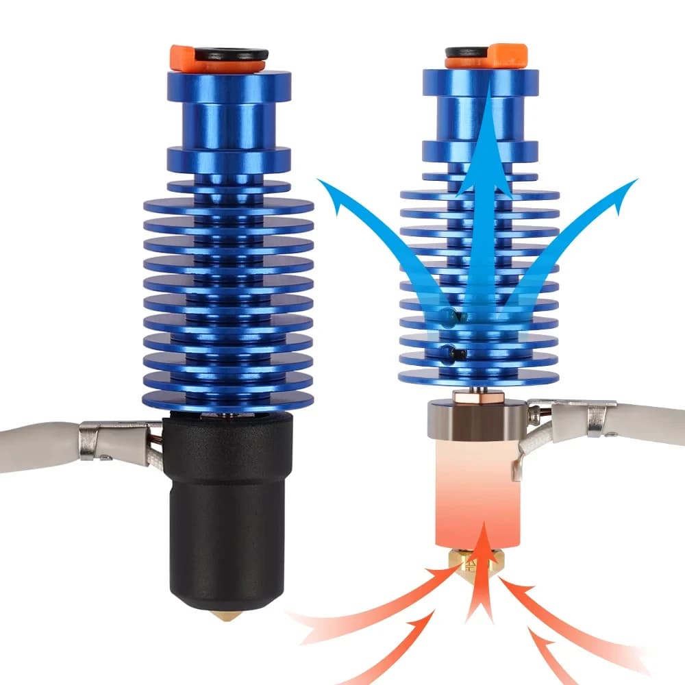 Volcano Hotend E3D V6 24V 60W Hotend Riscaldatore ceramico Testina di stampa Parti della stampante 3D per Voron 2.4 Prusa Ender 3 CR10 MK3S Kit