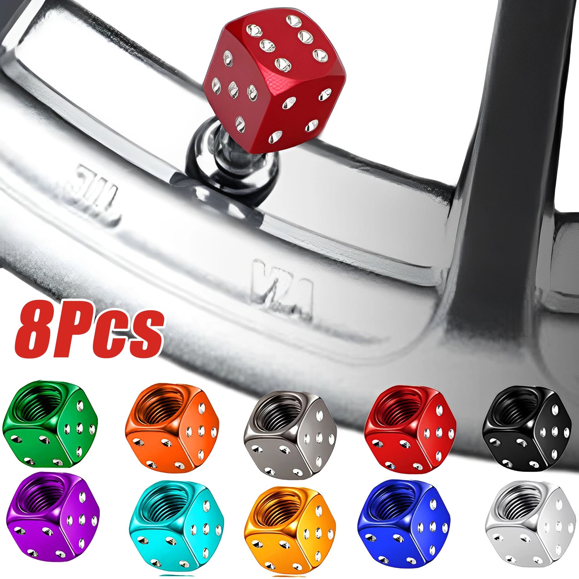 Aluminium nuts valve plugs for auto anti-dust tyres motorcycle bike wheel nuts tire stem air valve cover dust cover