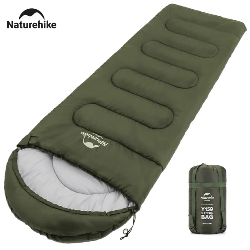 Naturehike sacco a pelo da campeggio ultraleggero espandibile impiombabile doppia trapunta 3 stagioni portatile da viaggio escursionismo sacchi a pelo