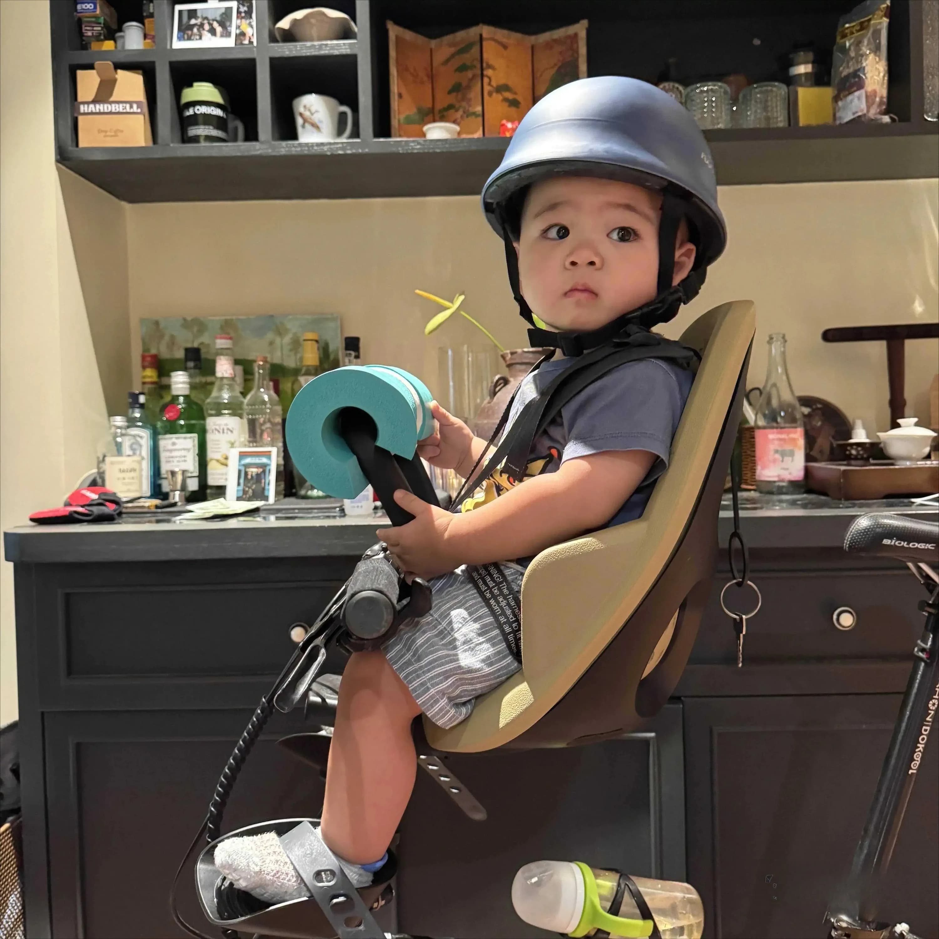 Child Bicycle Cushion Infant Safety Soft Pack Front Pillow Anti-Collision Pad Road Bike Baby Carrier Comfortable Pi...