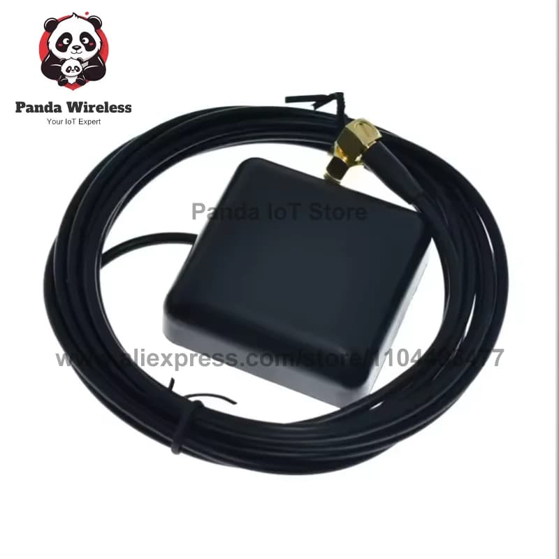 Antenna Glonass BD da 1,5 m, 1 pz, Ricevitore GPS Esterno per Auto GNSS, 35*4 in Ceramica, Connettore Angolato SMA Maschio/BNC/TNC/Female C/SMA, 42dBi