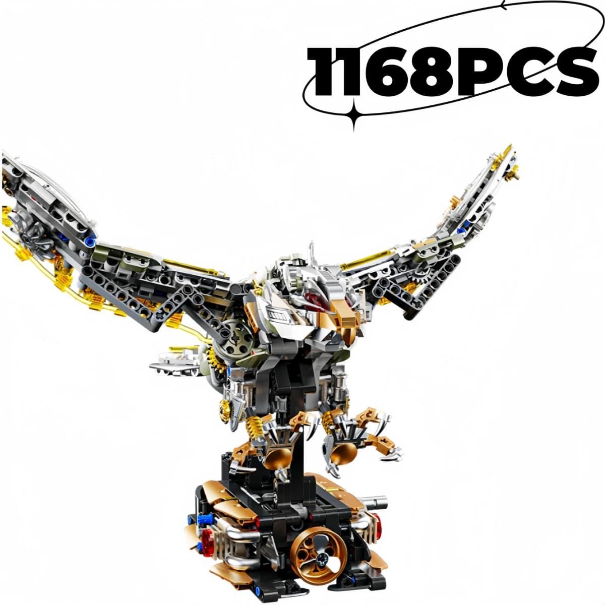 1168PCS Tecnico Meccanico Aquila Building Blocks Modello Per Bambini Semi-meccanico Scienza Mattoni Giocattoli FAI DA TE per I Regali Di Natale