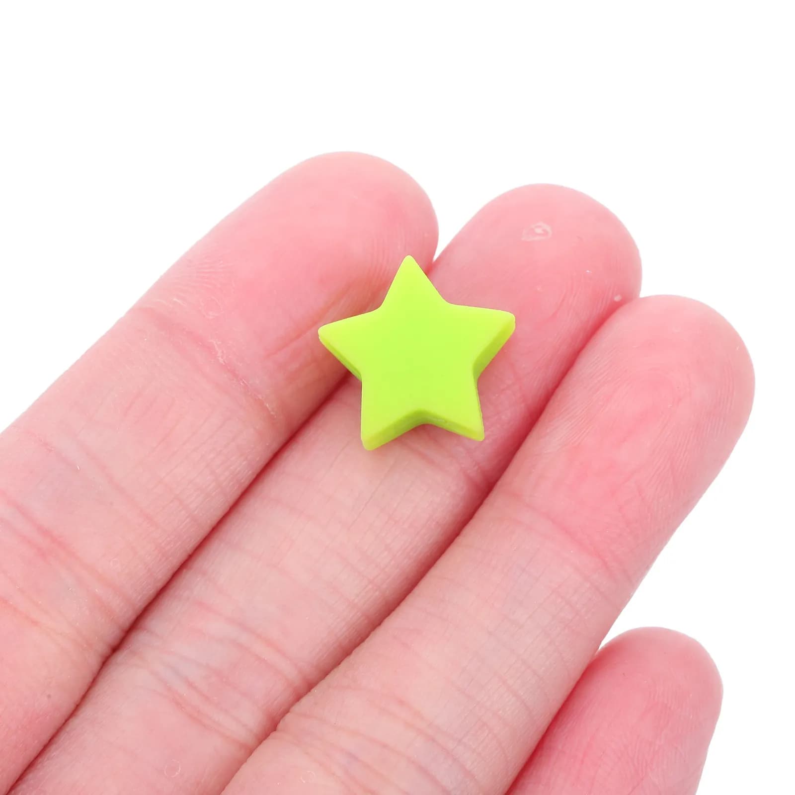 10 Pezzi Protezioni per Ferri da Maglia in Silicone a Forma di Stella, Fermacuciture, Piccoli Protettori per Punte di Ferri per Lavori a Maglia Fai-da-Te