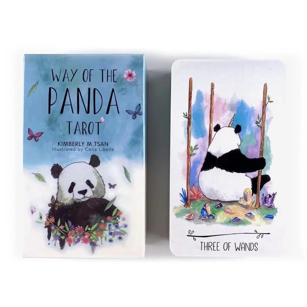 10.3*6cm Way Of The Panda Tarot Deck 78 Pcs Fortune-telling profezie Oracle Cards