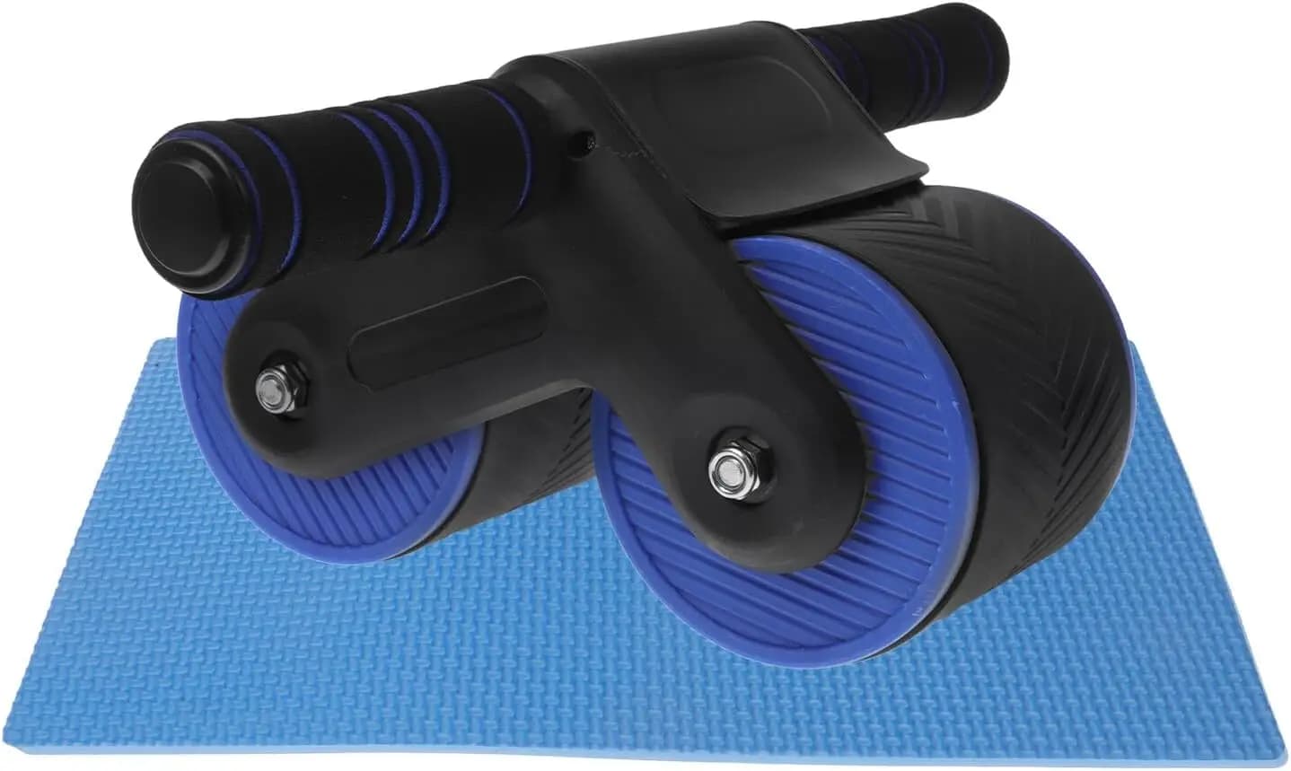 PRETYZOOM Automatic Rebound Ab Roller Wheel with Knee Pad and Phone Holder for Home Fitness Core Strength Training Abdominal Exe