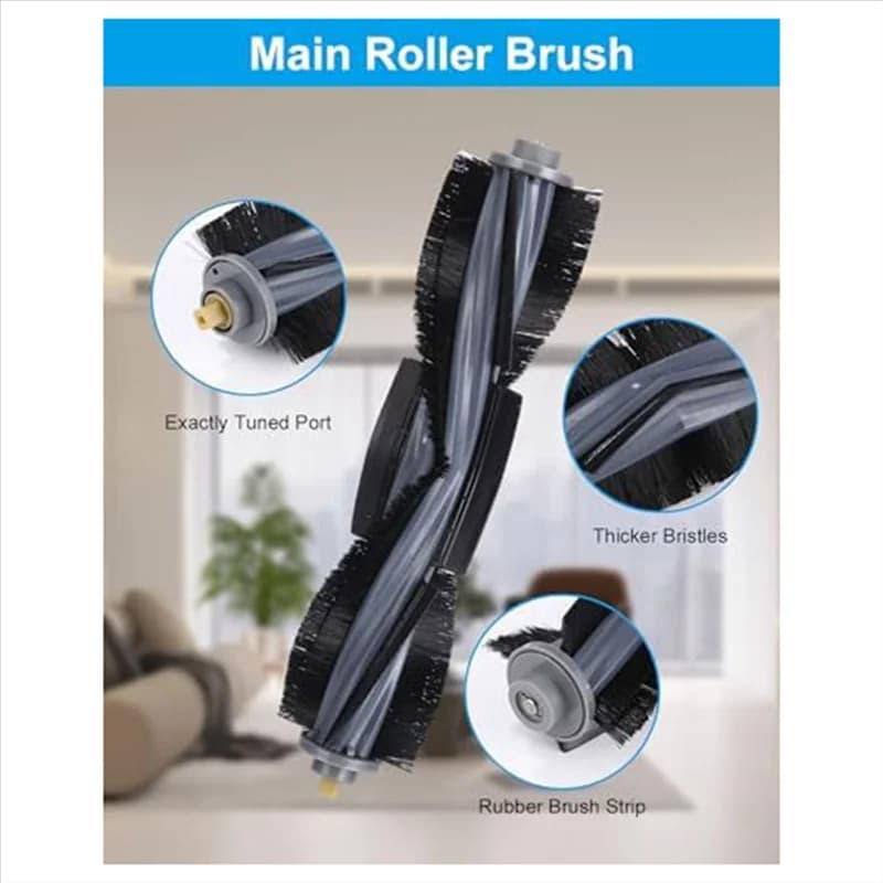 ~Accessori durevoli per aspirapolvere ECOVACS DEEBOT X1 Omni/X1 E Omni/X1 Turbo, spazzola principale Spazzole laterali Filtri, scopa, sacchetti per la polvere