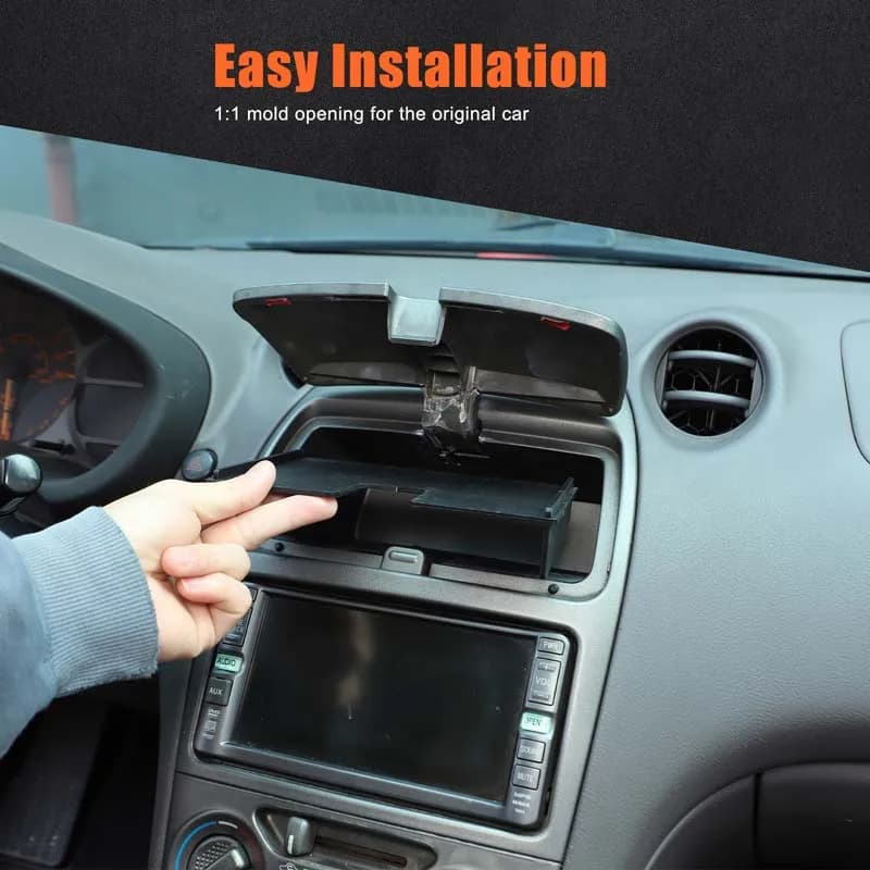 Organizer per Cruscotto Auto in ABS per Toyota Celica 99-05, Scatola Multifunzione con Scomparti a Strati per Accessori Interni Auto