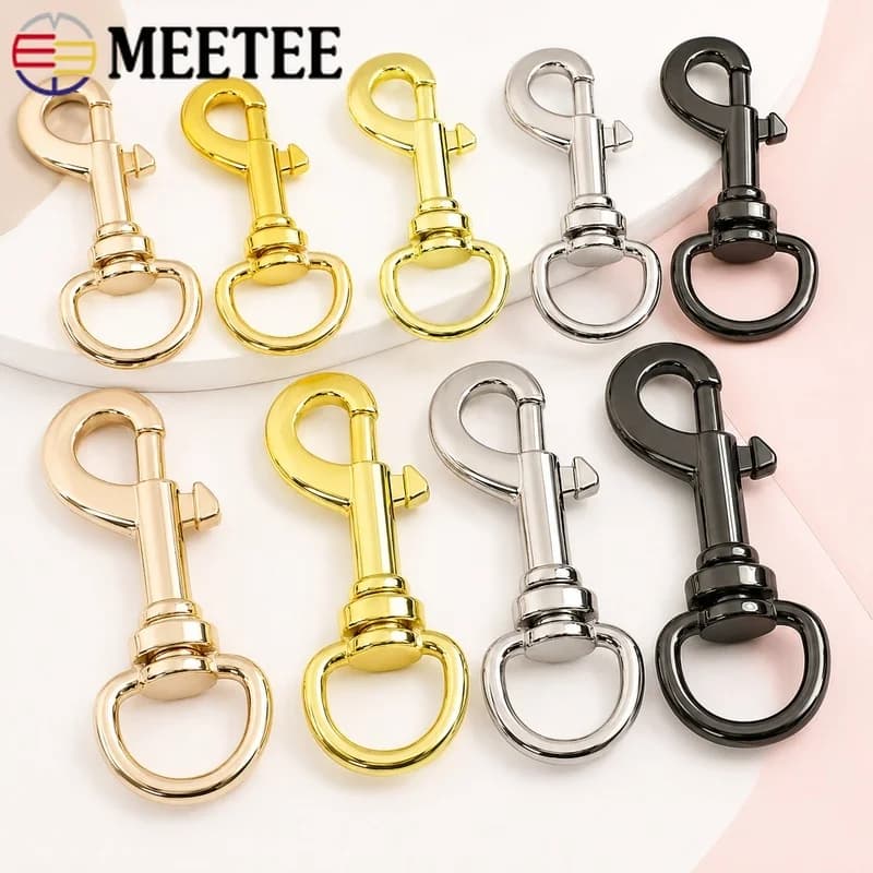 10/20Pcs 11/15mm Metal Swivel Lobster Clasp Snap Hook for Bag Strap Keychain Pet Leash Hardware DIY Craft Accessories Connector