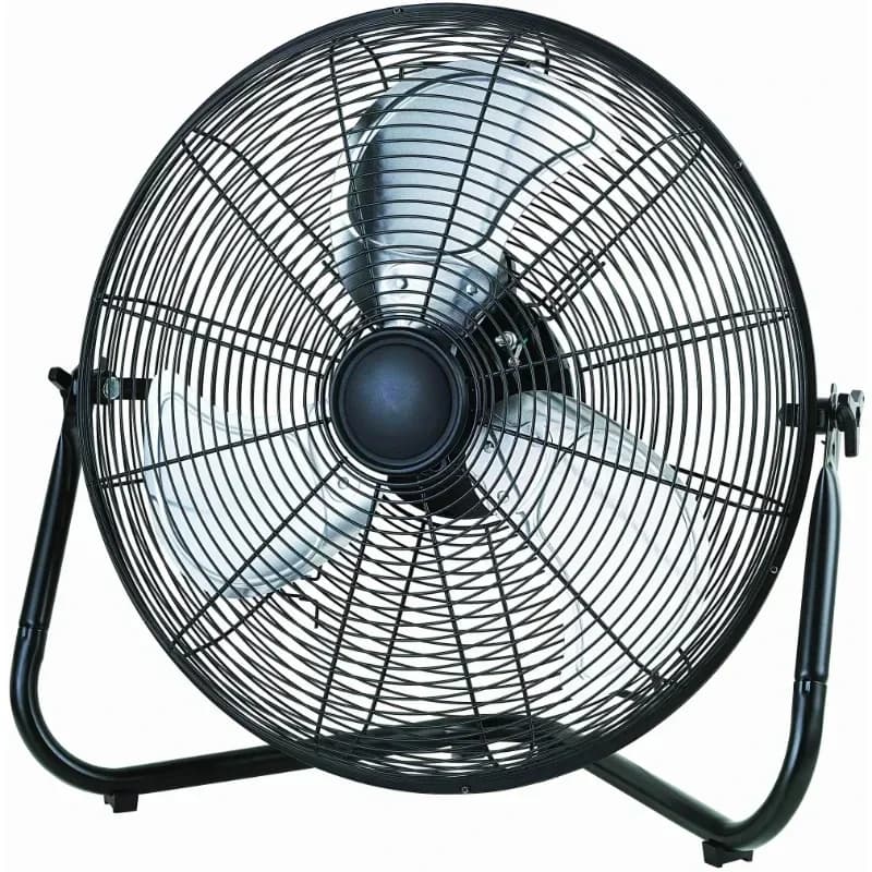 Ventilatore elettrico Potente ventilatore da pavimento da tavolo in venti forti, seduto e arrampicata su cantiere, ventilatore da pavimento ad alta potenza