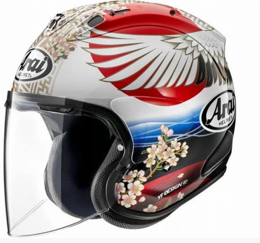 Casco Aperto VZ RAM Tsubasa 3/4 per Fuoristrada, Corse e Motocross