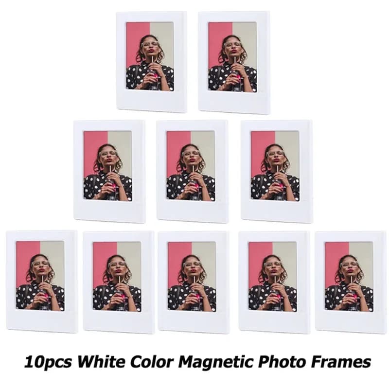 Cornici magnetiche per foto da 3 pollici per Fujifilm Instax Mini carte per pellicole Cornice per frigorifero a doppia faccia Magneti Cornici per opere d'arte