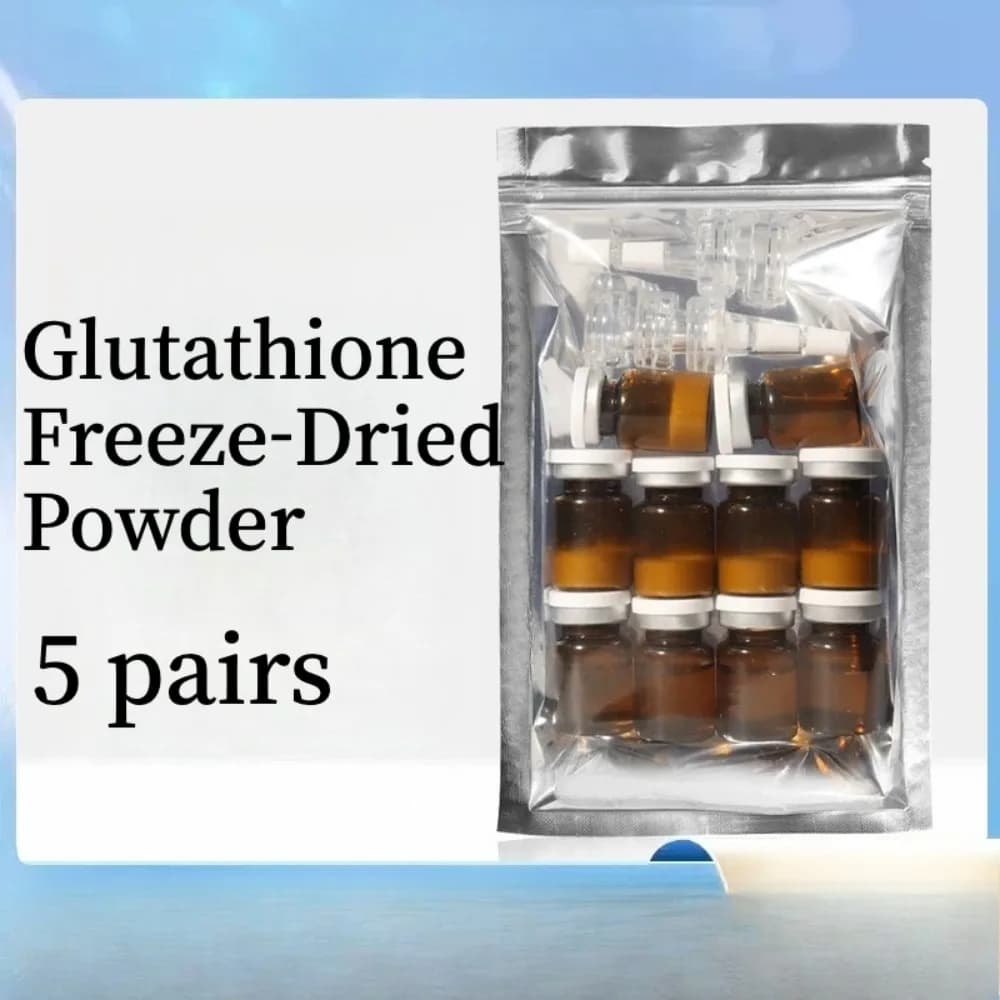 Glutathione Freeze‑Dried Powder Essence Serum Brightening Hydrating Moisturizing Rejuvenating Facial Care Salon‑Grade Skincare