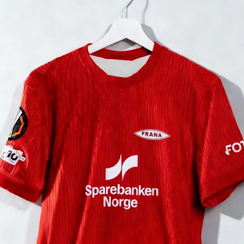 Nuova Collezione 2026: Maglietta da Calcio Brann Norvegia ad Asciugatura Rapida, Jersey da Calcio Norvegese, T-shirt da Allenamento per Famiglia e Bambini