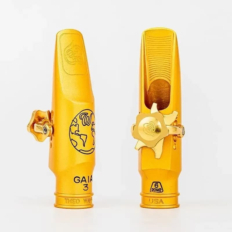 New Gaia, Saxophone Metal Flute Head THEO WANNE Gaia 3 Alto/Tenor, Metal Flute Head, Pop Jazz