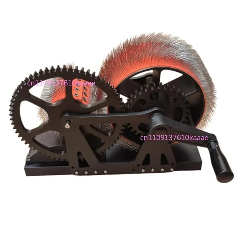 Manovella Lana Carding Machine - Portable Fibre Mixer for Filatura, Feltratura, Tool for Crafts ♪