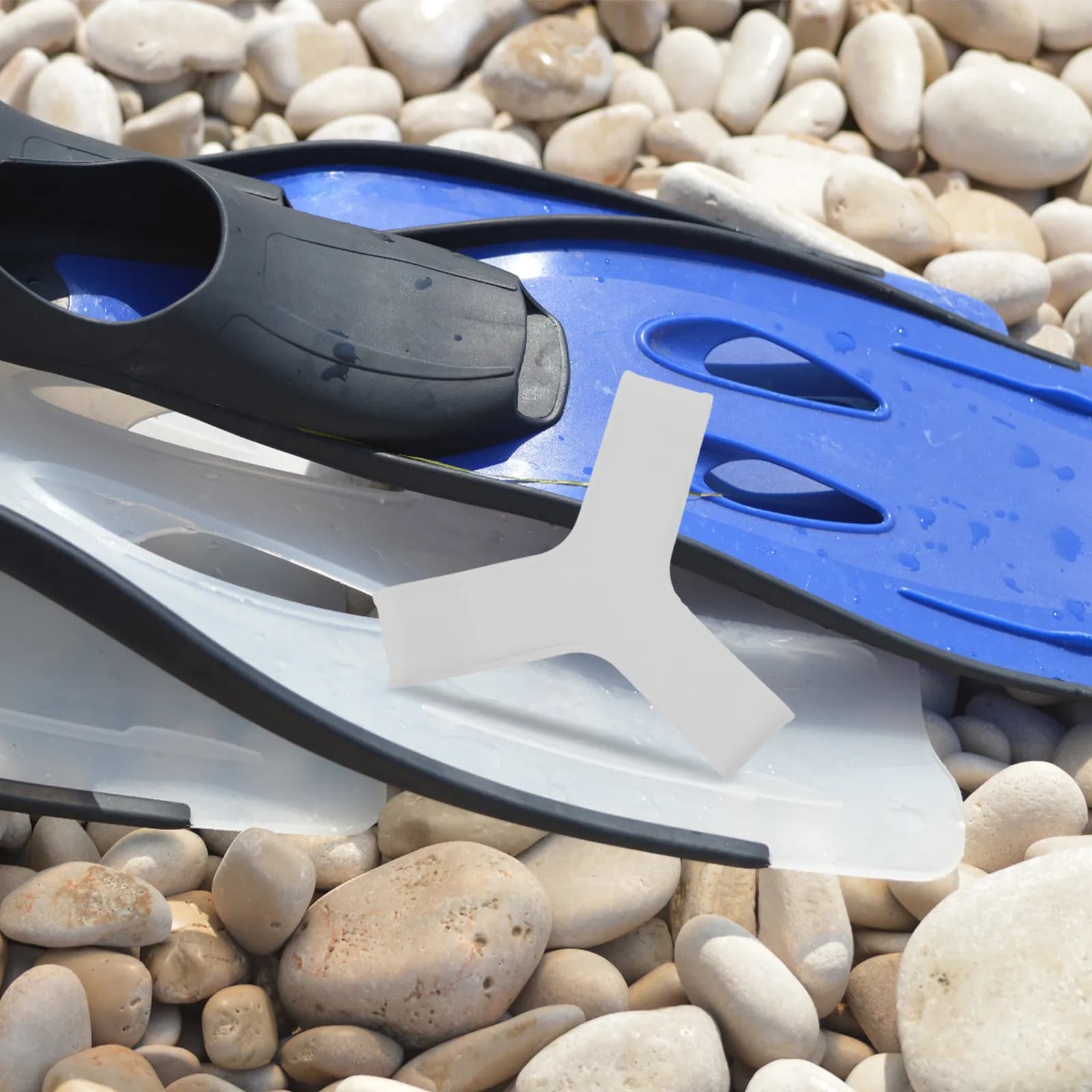1 Paio di Cinturini in Silicone per Pinne da Immersione, Flessibili e Regolabili, Cinghie di Fissaggio per Caviglie per Immersioni Subacquee, Snorkeling e Nuoto (Pinne a Forma di Rana)