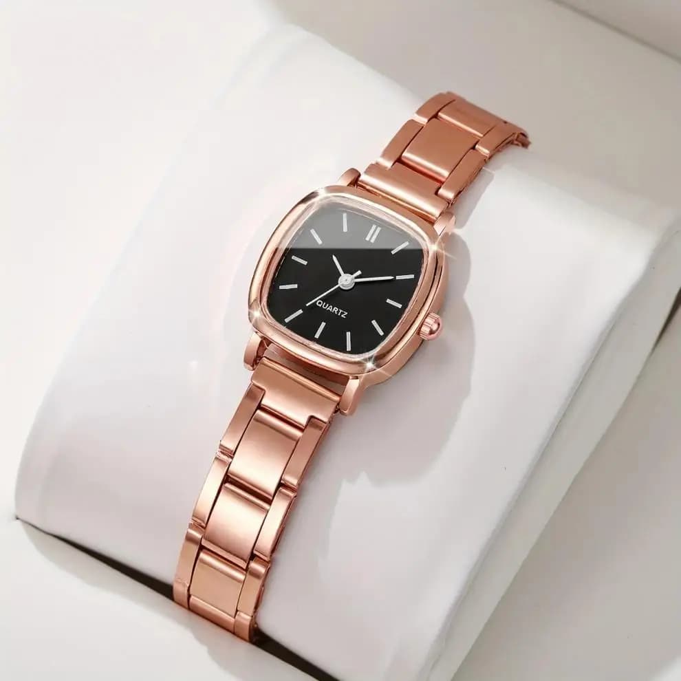 Orologio da donna con cinturino in acciaio inossidabile Orologi di lusso per donna Orologi da polso analogici al quarzo moda Bracciale per orologio digitale casual