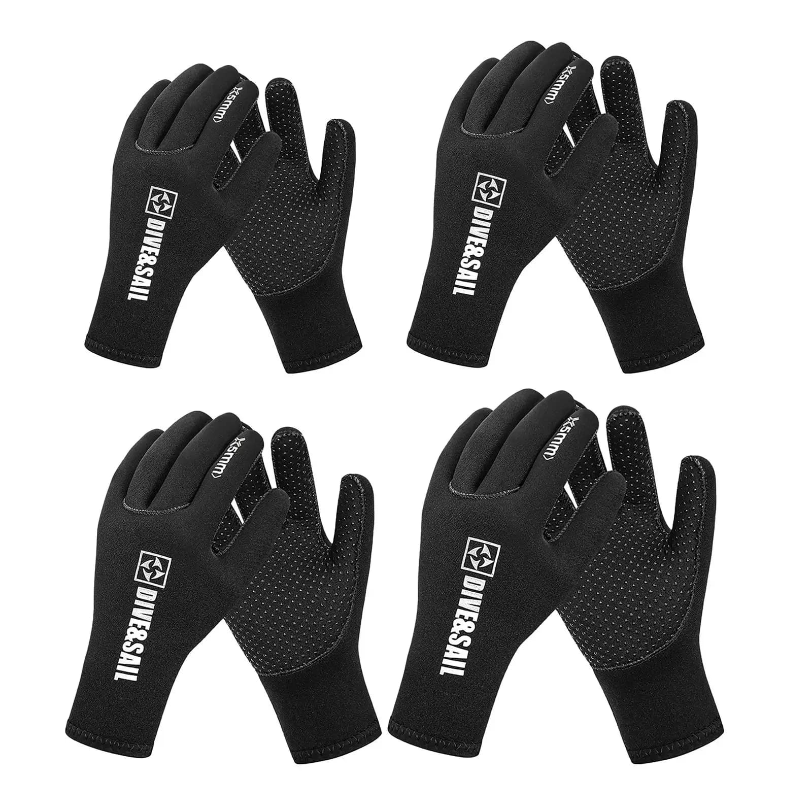 Guanti da Immersione Subacquea Termici Invernali Antiscivolo Elastici per Snorkeling, Pesca Subacquea, Kayak, Surf