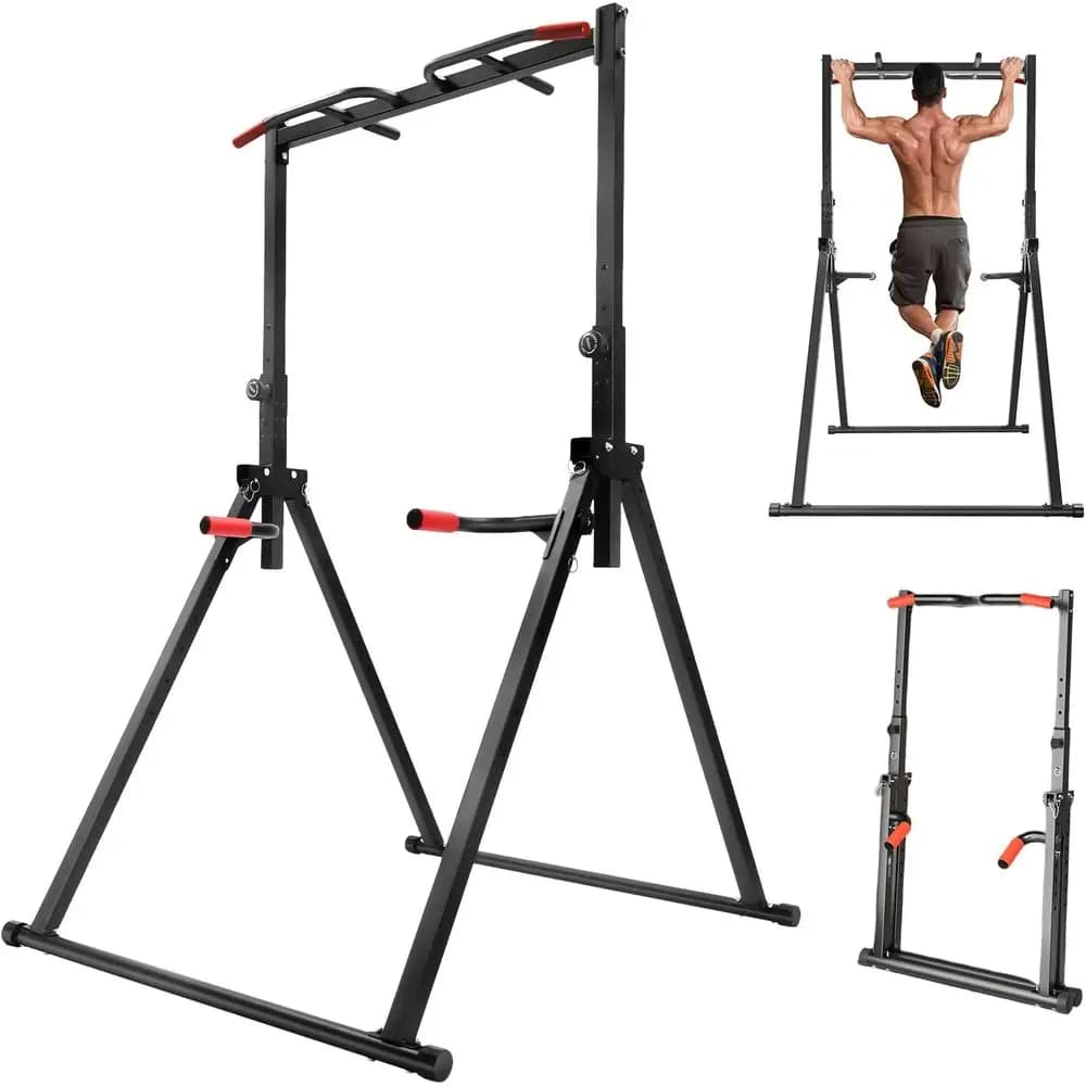 Foldable and portable traction bar for home workouts