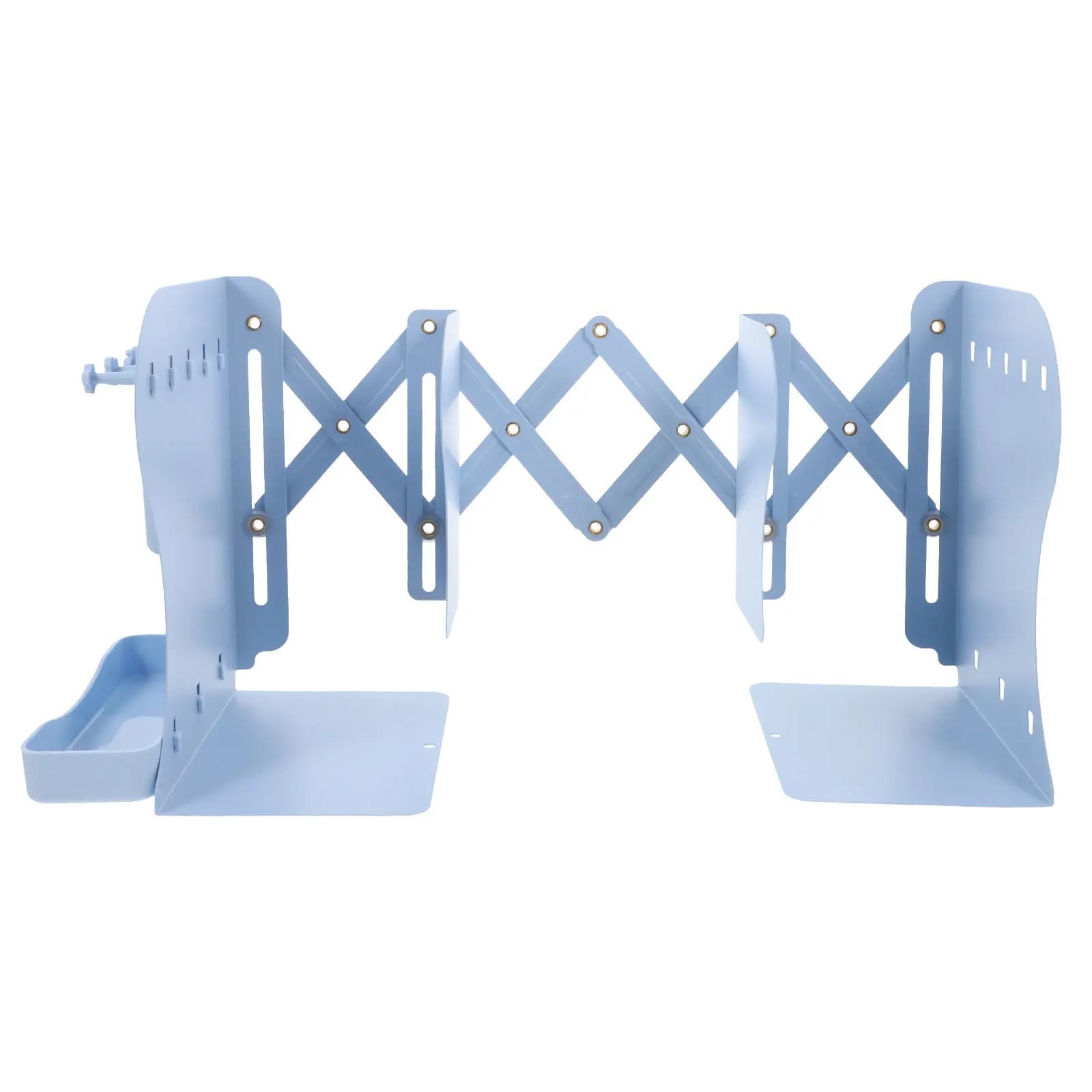 Retractable Adjustable Book End Heavy Duty Metal Bookend Desk Organizer Holder for Books Magazines Pen Holder Vertical Books End