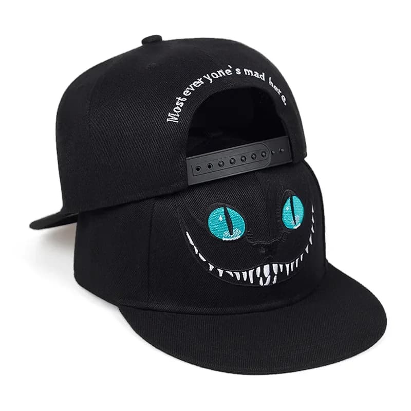Cartoon Alice in Wonderland Kawaii Baseball Caps Sports Cap Cheshire Cat Embroidered DSN Cap Hip Hop Snapback Hat Gift