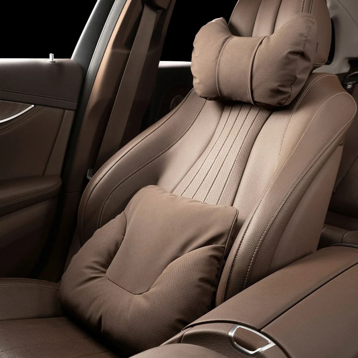 Cuscino universale per poggiatesta e supporto lombare per auto, accessori per Mercedes Benz AMG GLE C260 W164 W211 W212