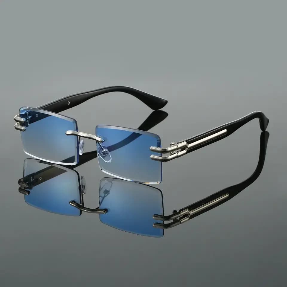 Retro RecBlack Shades Luxury Metal Men's Driving Sunglasses Stylish Brand Gradient Women' Decor Sun Glasses 200000297