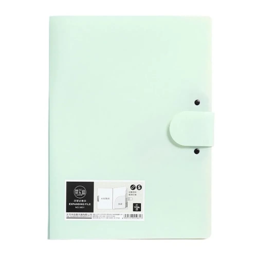 Cartella di file espandibile a 8 tasche con appunti Organizzatore di file multistrato Borsa portadocumenti portatile impermeabile per ufficio