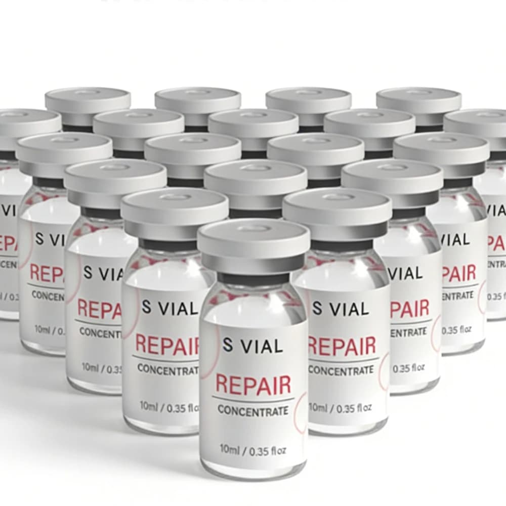 Siero Coreano Professionale da 10ml per Riparazione della Barriera Cutanea, Acido Ialuronico Puro, Booster per la Pelle, Idratante e Sbiancante per il Viso